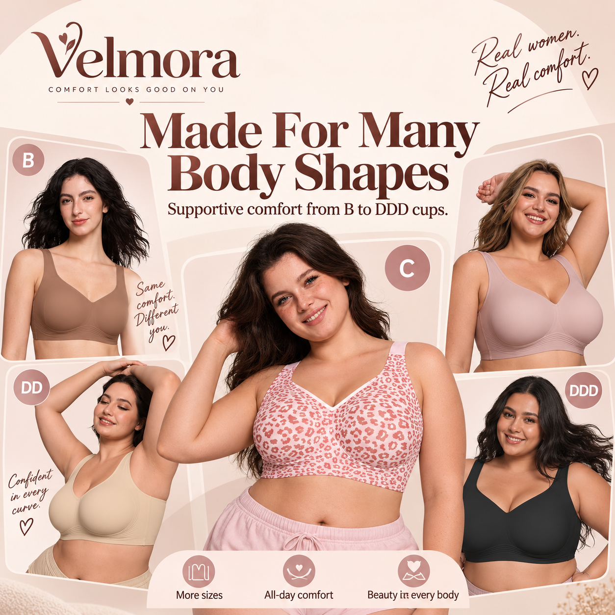 Cloudfit Wirefree Jelly Bras