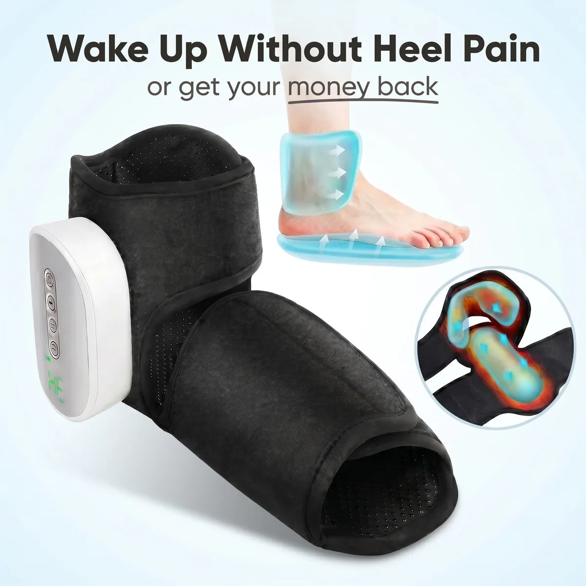 Foot & Ankle Heat Compression Massager