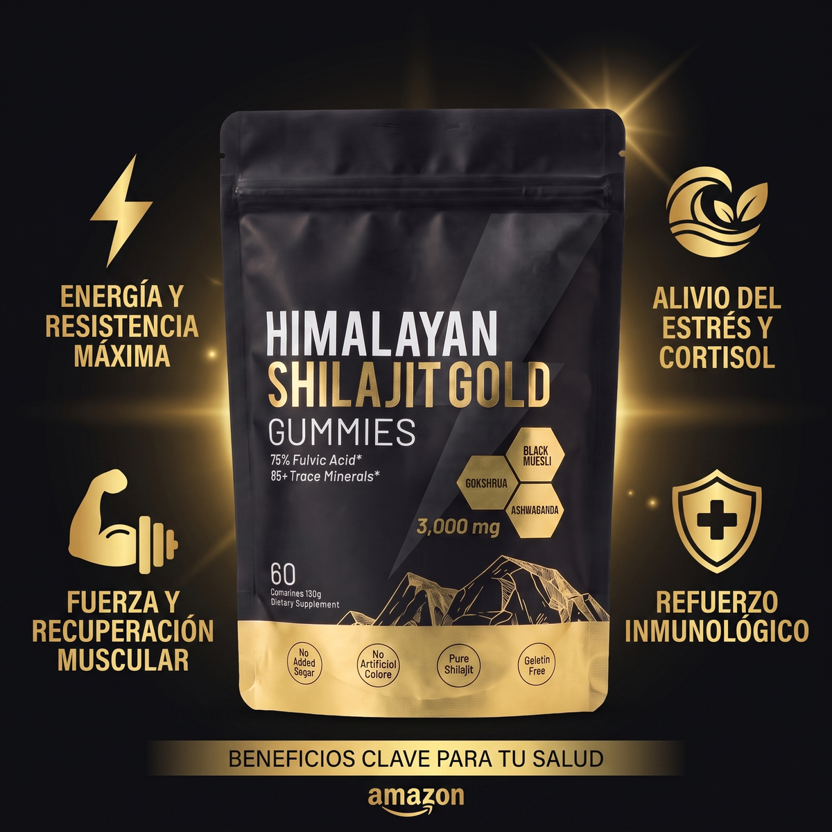 Spartan Vaitality Shilajit Gummies